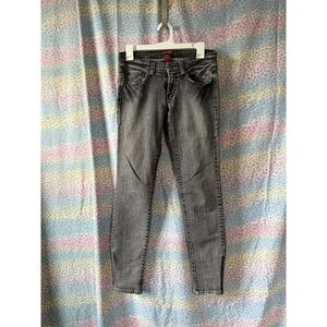 🔥 Twenty One by Forever 21 Grey Skinny Jeans – Size 5, 30" Inseam, Ankle Zip 🔥